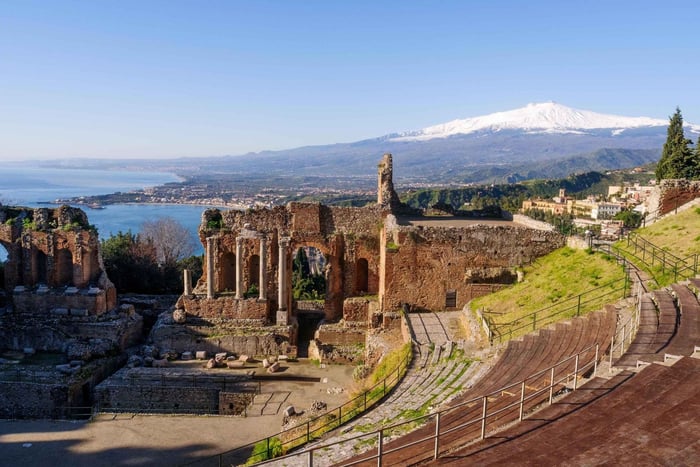 Vanuit Catania: dagtrip naar de Etna en Taormina met lunch