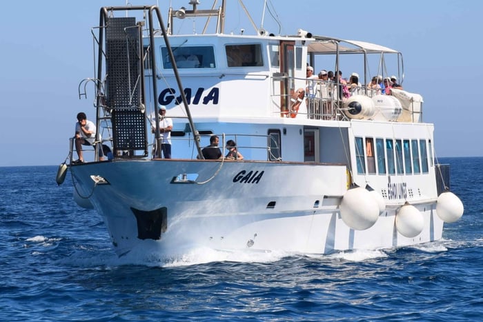 Fra Palermo: Bus og krydstogt til Favignana og Levanzo med frokost