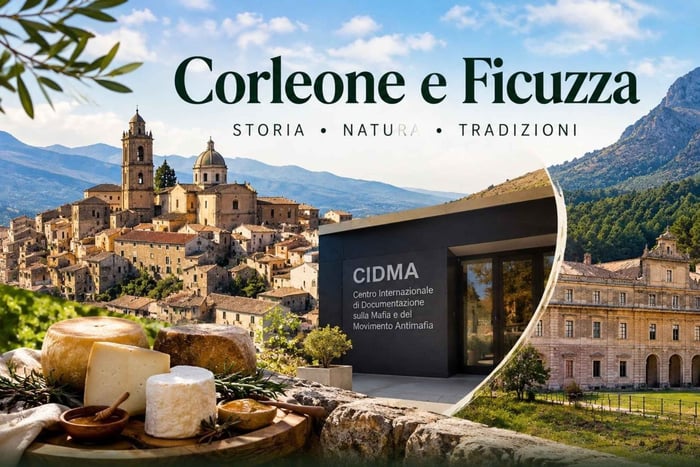 From Palermo: Private Tour of Corleone and Ficuzza with Cheese Food Tasting