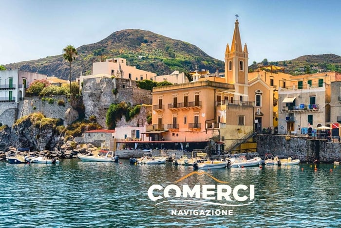 From Tropea: Vulcano Lipari Sciara By Day