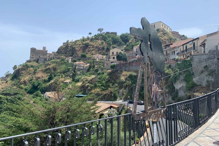 Gudfadern Privat rundtur i Savoca och Forza D'Agrò från Messina