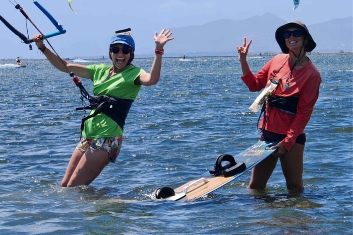 Sicilia: clase privada de kitesurf en Lo Stagnone