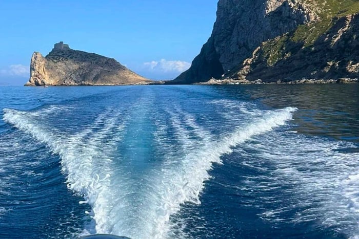 Excursão de barco de luxo a Favignana e Levanzo