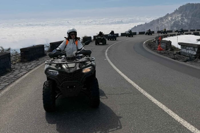 Mount Etna Quad Bike Tour with Pick-Up from Your Accommodation