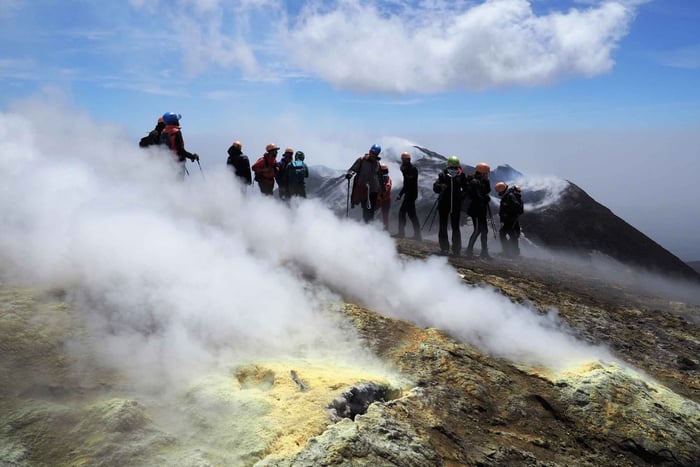 Etna: Guidet vandretur til kraterets top fra Etnas nordside