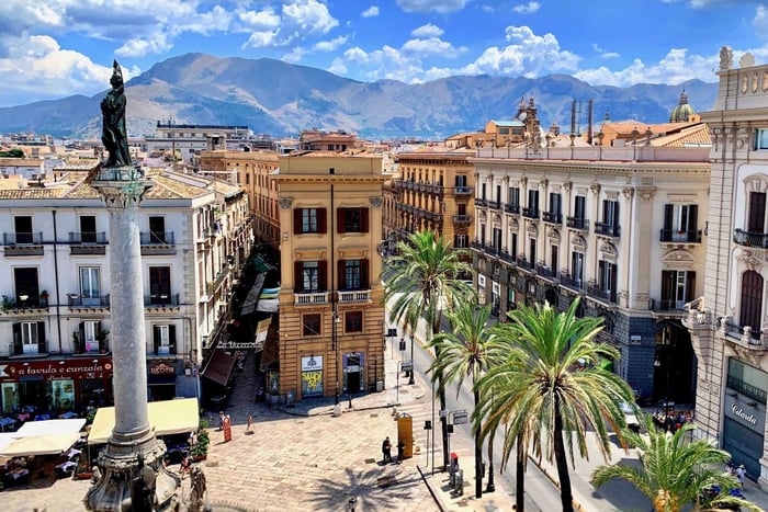 Palermo: tour a pie privado con visita a la catedral de Monreale