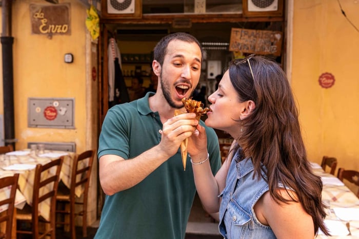 Rome: Twilight Trastevere Food Tour with Wine Tasting