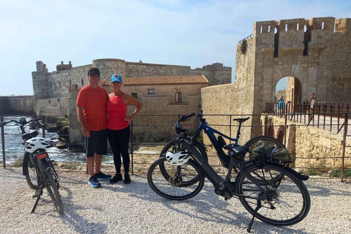 Siracusa: Tour guiado en bicicleta por la isla de Ortigia