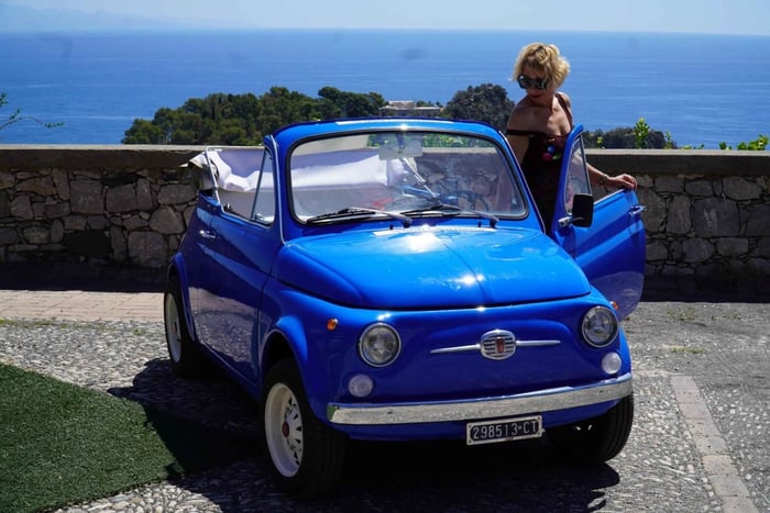 Taormina City by Car - Fiat 500 Tour