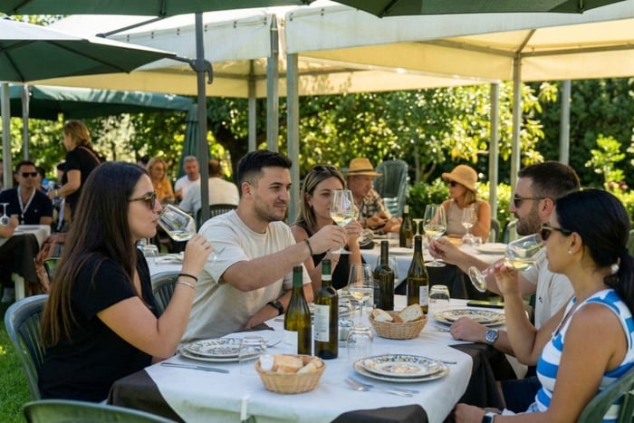 Tour dei vigneti, degustazione di vini e brunch vicino a Siracusa