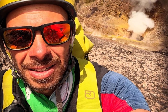 Vulcano: Vandretur til toppen af vulkanen
