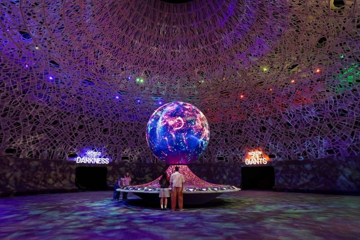 Singapur: entrada al parque multimedia Exploria, con temática natural