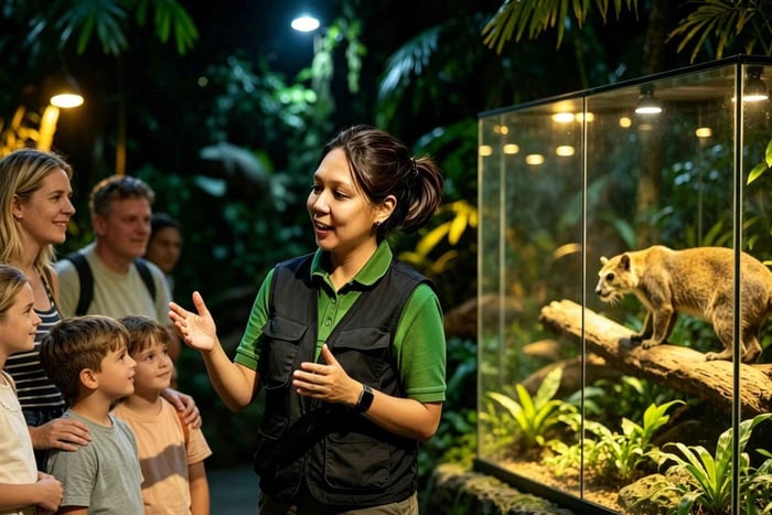 Safari nocturne en famille｜Que font les animaux après le coucher du soleil ?