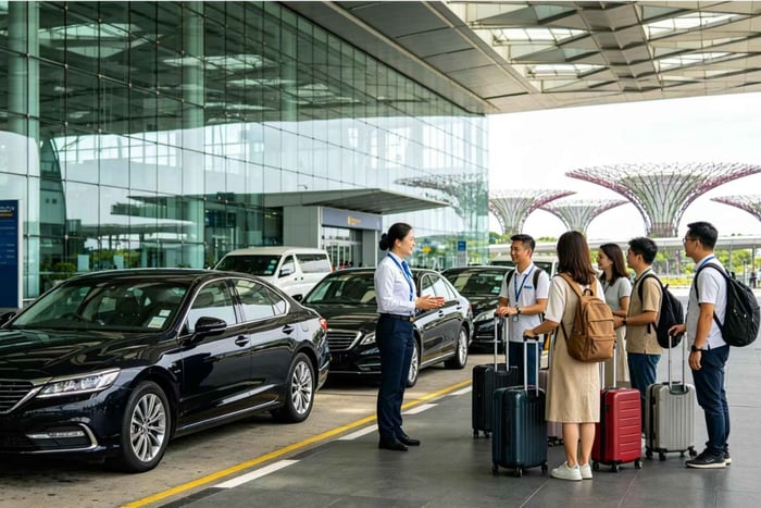 rondleiding door Jewel Changi Airport met waterval