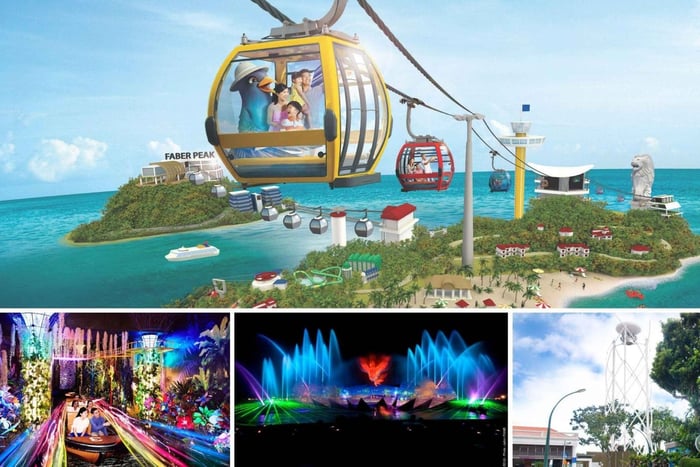 Sentosa Day-to-Night Experience with SkyHelix Guided Tour