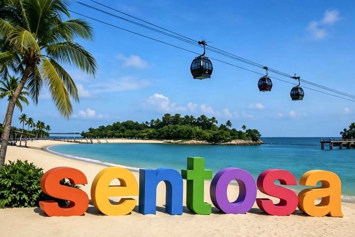 Singapour : île de Sentosa et transfert pour la Formule 1