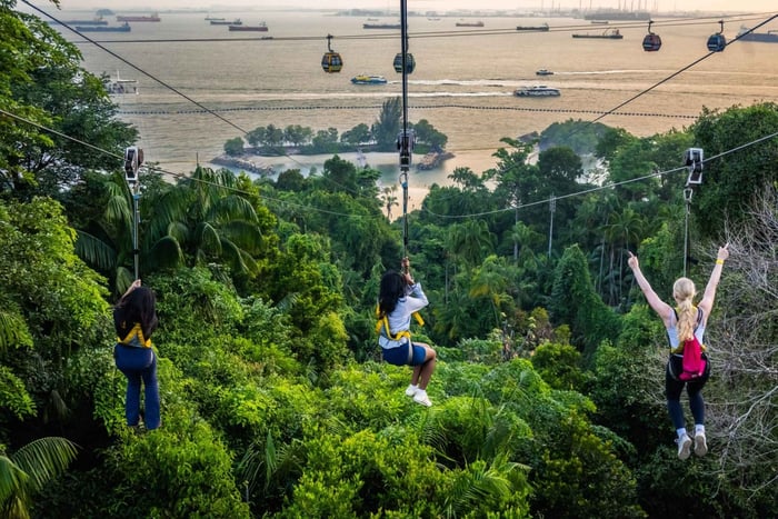 Isla Sentosa: ¡entra al Mega Adventure Park!