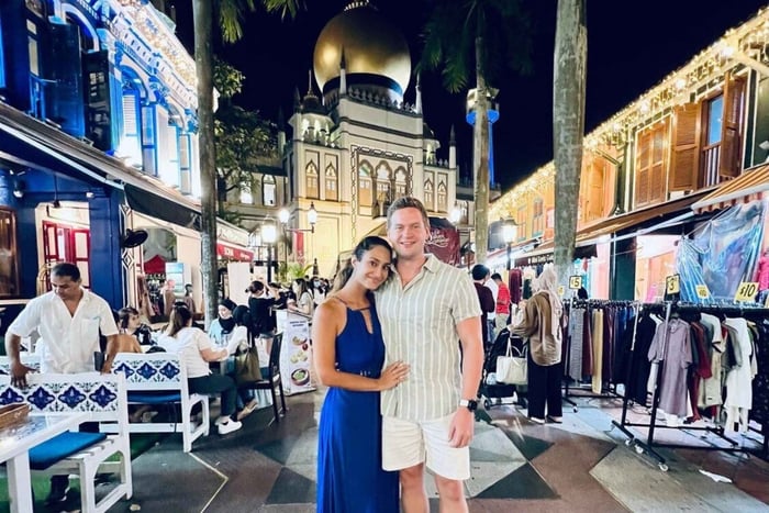 Singapur: Arab Street Sultan Mosque – kolacja arabskiej nocy