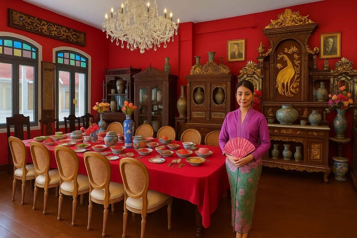 Singapura: Museu do Património e Experiência de Chá, opção de vestir-se