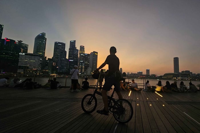 Cingapura: Tour noturno de bicicleta