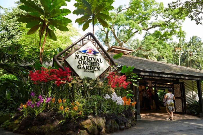 Singapura: Ingresso no Jardim Nacional das Orquídeas