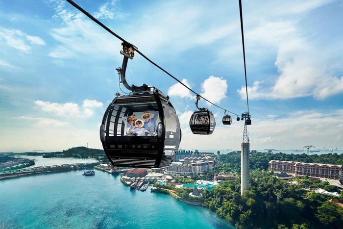 Singapore: Sentosa Cable Car Sky Pass Roundtrip Ticket
