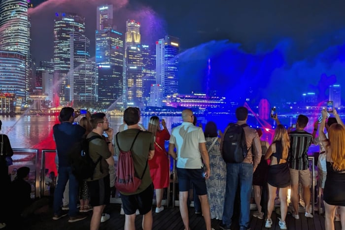 Singapura: Cruzeiro no rio ao pôr do sol e espectáculos de luzes cintilantes