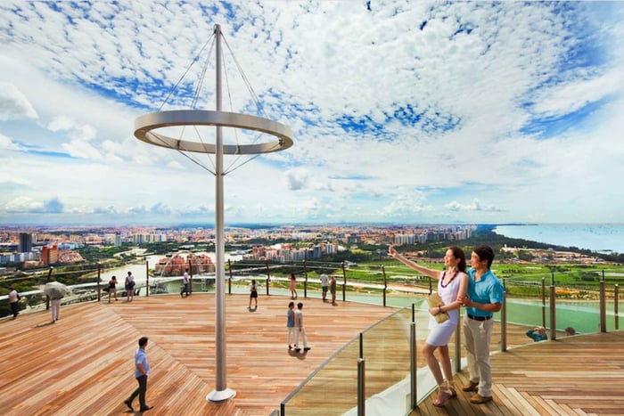 Marina Bay Sandsin näköalatasanteen e-lippu
