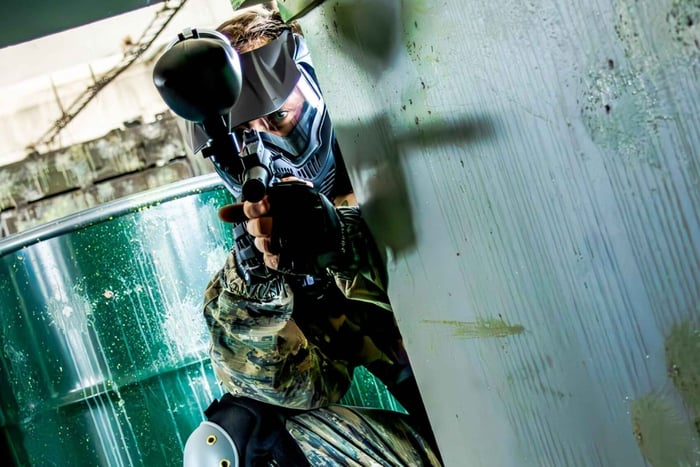 Bratislava: Yksityinen sisätiloissa pelattava paintball-peli ja olut