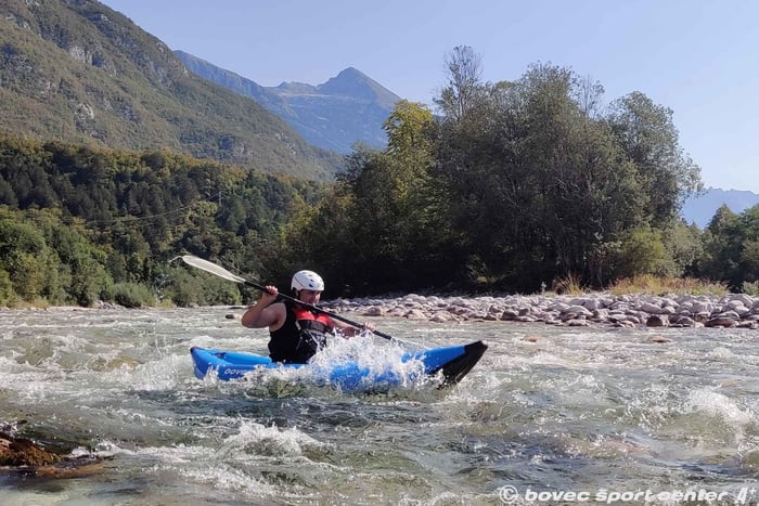 Bovec: Klassisk kajakpaddling på Soča A+