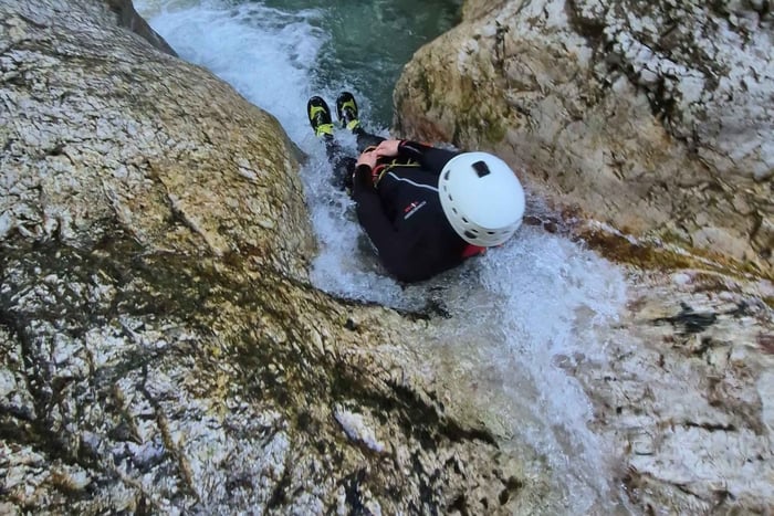 Bovec : canyoning en famille à Sušec - Enfants de 8 ans et plus (option privée)