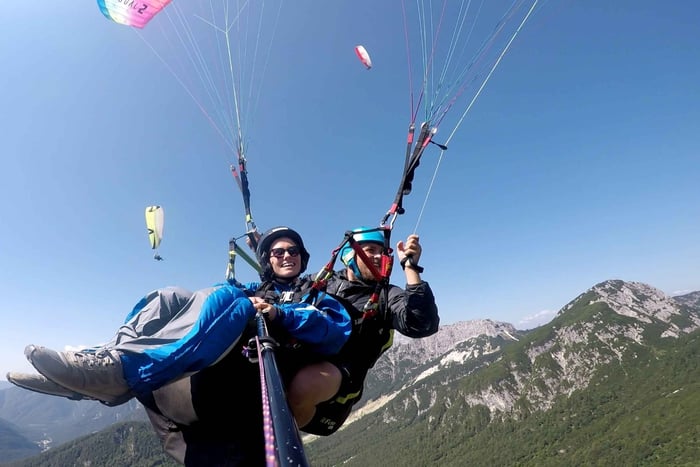 Bovec: Parapente biplaza en los Alpes Julianos