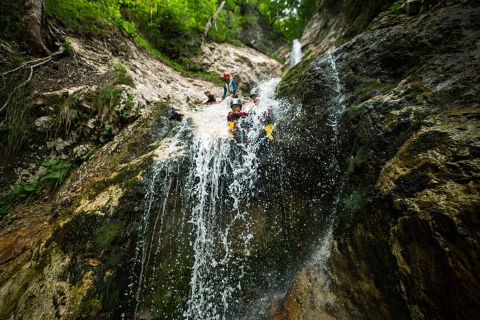 Aventure de canyoning dans le canyon de Cuc avec photos et vidéos
