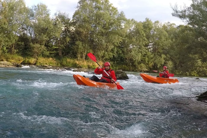 Da Bled: Tour del fiume Sava Dolinka in kayak con trasferimento