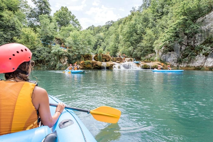 In Primišlje: Mrežnica Canyon Kayaking Tour