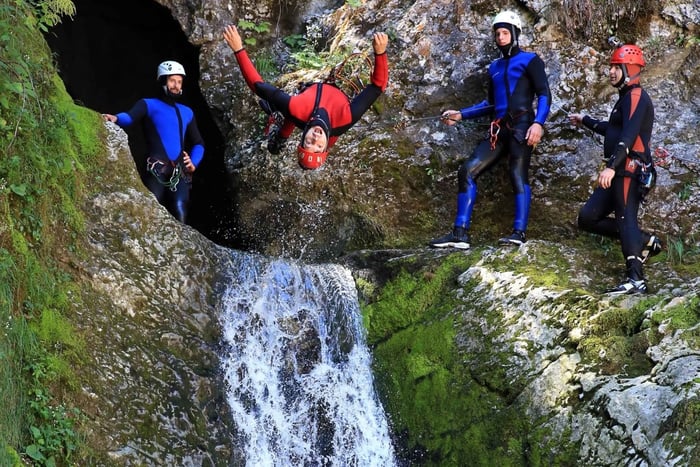 Lake Bled: Canyoning and Rafting Tour with Photos and Videos