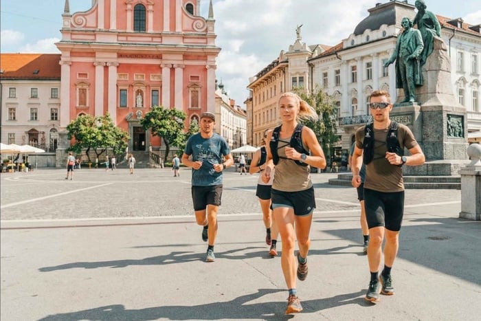 Ljubljana : course matinale en petit groupe avec guide