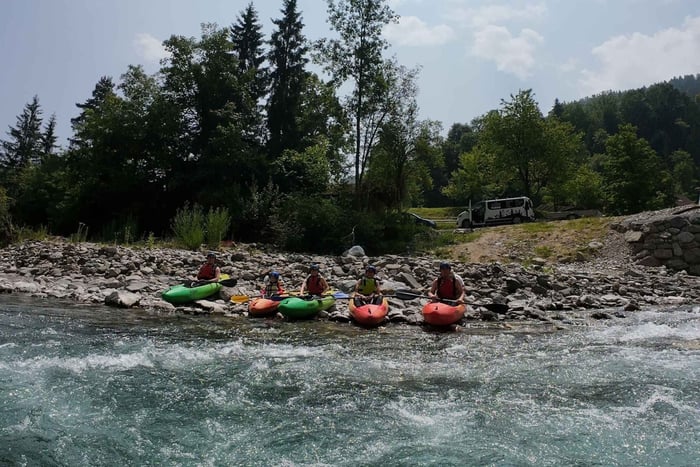 Avventura in kayak sul fiume Savinja