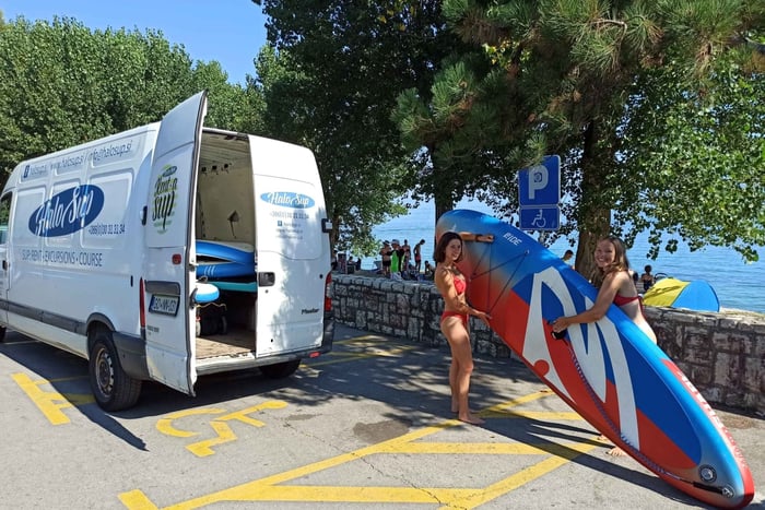 Noleggio tavole da SUP sulla costa slovena