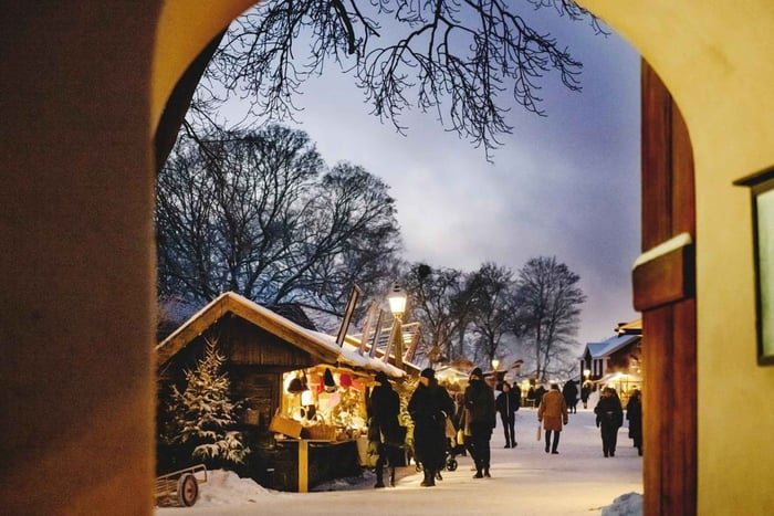 Tukholma: Skansenin joulumarkkinat