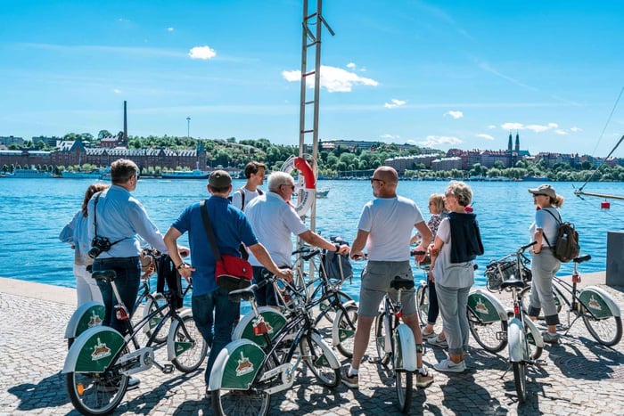 Stockholm 3-timmars privat guidad cykeltur