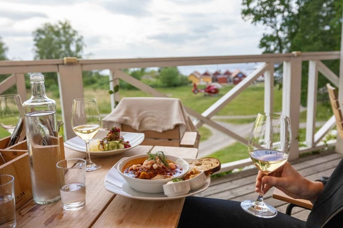 Stockholm Helicopter Tour with Lunch at Grinda