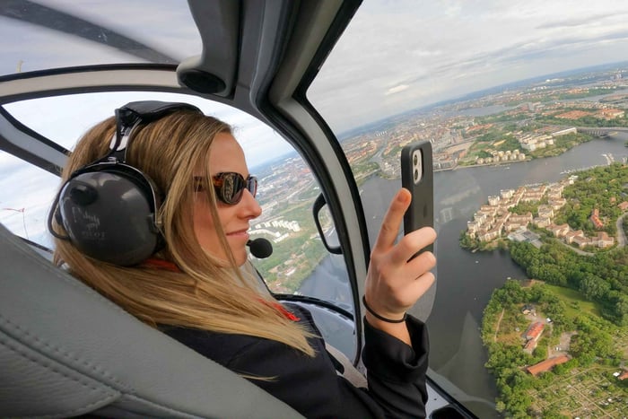 Stockholm Highlights Helicopter Tour