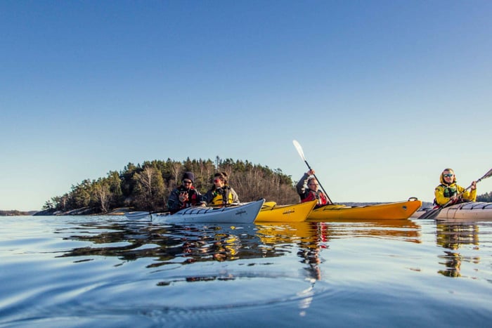 Stockholm : Kayak d'hiver, fika suédois et sauna chaud