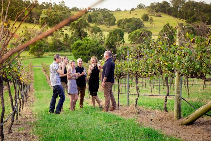 Brisbane: Wijn & tafelen in de wijngaarden