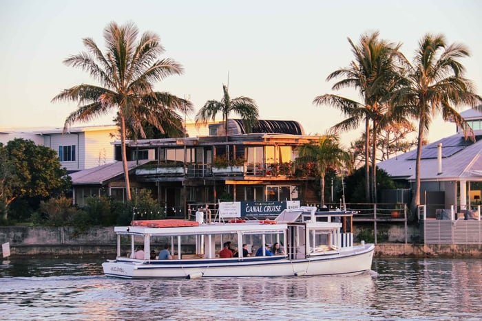 Mooloolaba: Cruzeiro pelo canal ao pôr do sol na Sunshine Coast