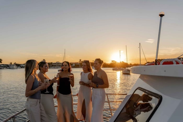 Sunshine Coast: cruzeiro ao pôr do sol no rio Mooloolaba