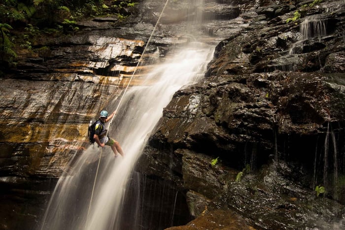 Blue Mountains: Abseilen en canyoning ervaring
