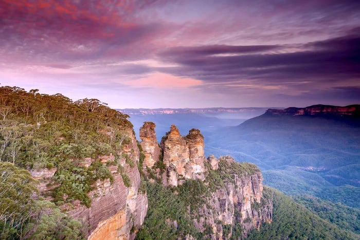 Passeio pelas Blue Mountains ao pôr do sol, cachoeiras e vida selvagem a partir de Sydney