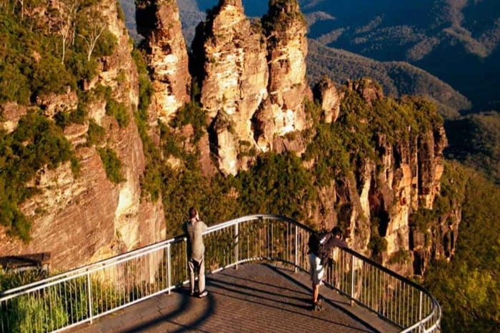 Kombinasjon: Blue Mountain Tour + Sydney hopp-på-hopp-av-buss-billett